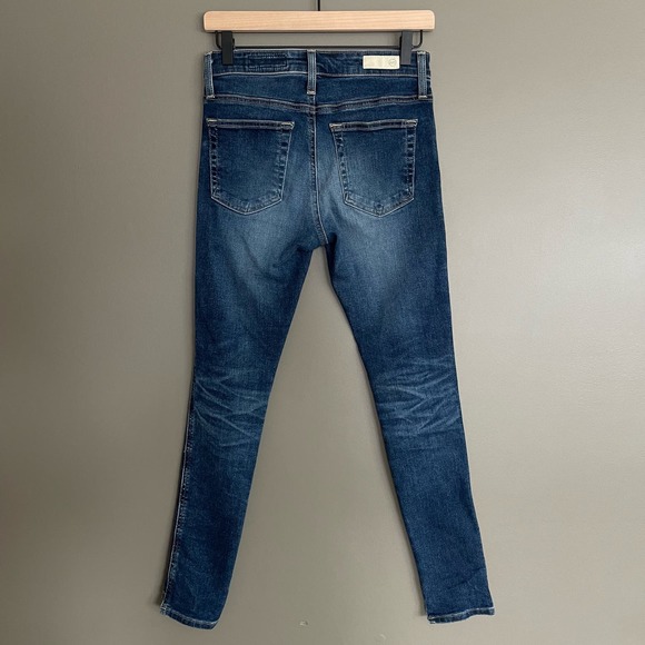 AG Adriano Goldschmied Farrah High Rise Ankle Jeans Size 26 Blue Stretch Denim - Picture 11 of 16